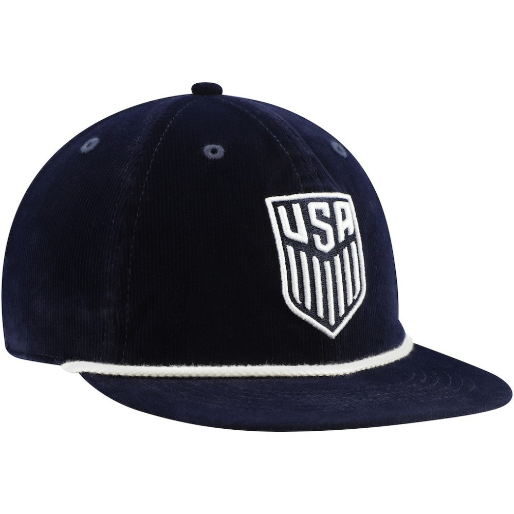 USMNT Unisex Snow Beach Corduroy Adjustable Hat -  Navy