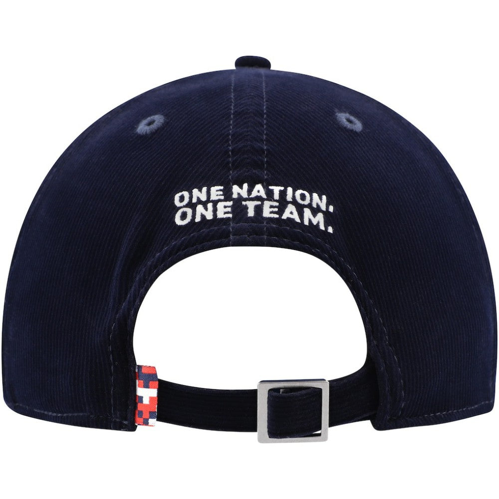 USMNT Unisex Snow Beach Corduroy Adjustable Hat -  Navy