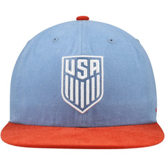 USMNT Unisex Swingman Adjustable Hat -  Light Blue/Red