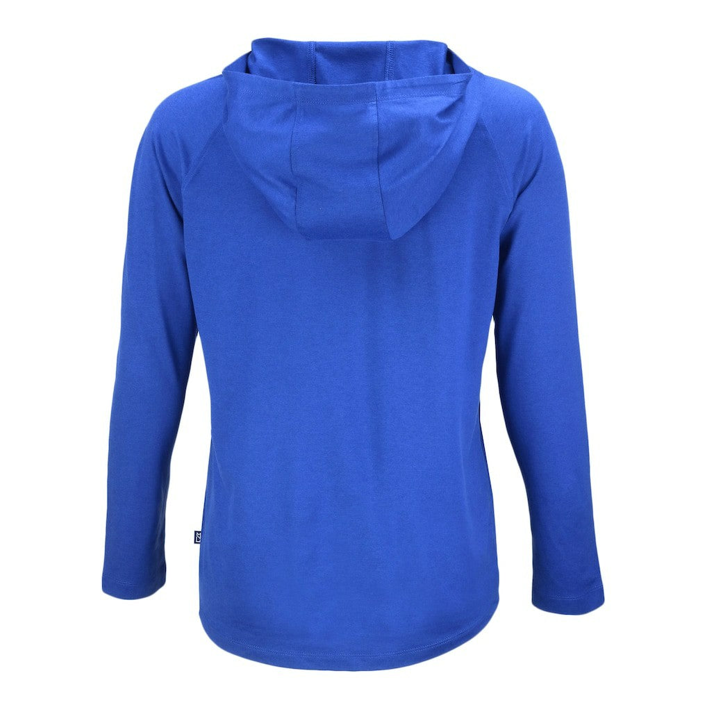 Cutter & Buck Women's Coastline Epic Comfort Eco Recycled Raglan Pullover Hoodie - Indianapolis Colts
