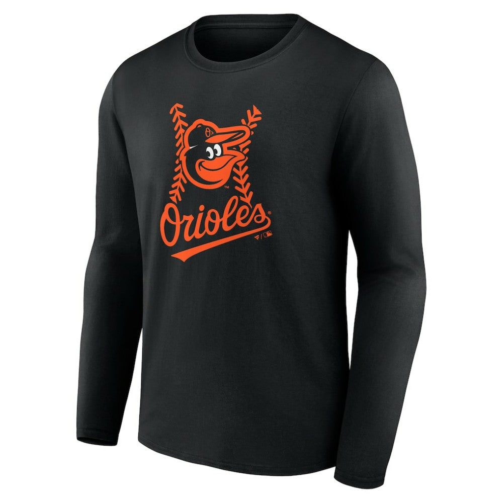MLB Jackson Holliday Baltimore Orioles Fastball Player Name & Number Long Sleeve T-Shirt