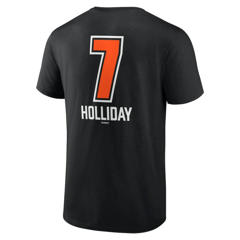 MLB Jackson Holliday Baltimore Orioles Fastball Player Name & Number T-Shirt