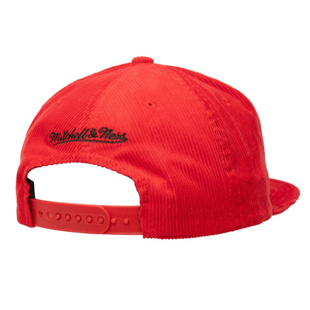 MLB Mitchell & Ness  Atlanta Braves Male Adult Corduroy Snapback Hat