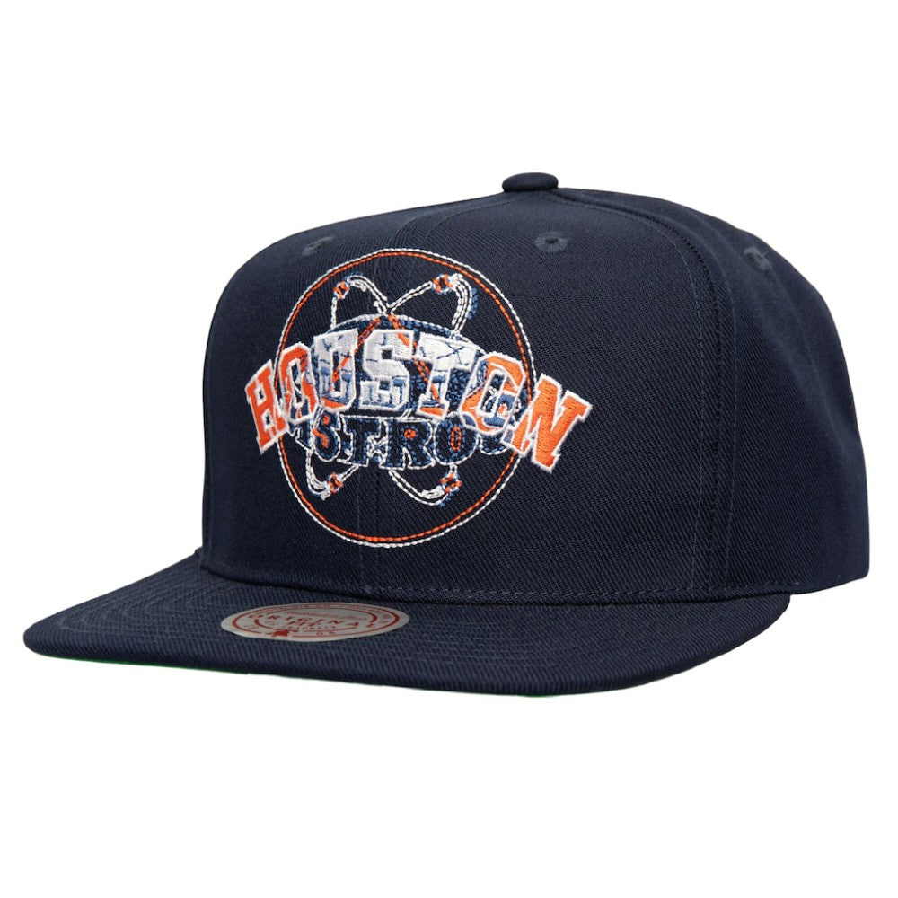 MLB Houston Astros Mitchell & Ness Double Up Snapback Hat
