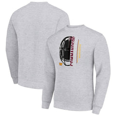 Starter Half Helmet Team Graphic Tri-Blend Fleece Pullover Sweatshirt - Washington Commanders