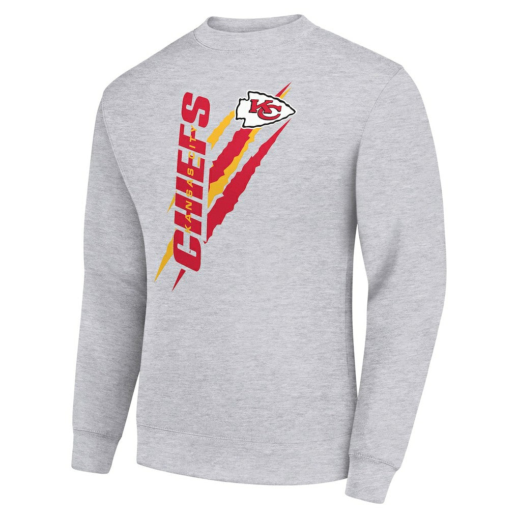 Starter Color Scratch Team Graphic Fleece Pullover Sweatshirt - Kansas City Chiefs