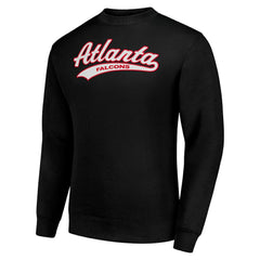 Starter Tailsweep Team Graphic Tri-Blend Fleece Pullover Sweatshirt - Atlanta Falcons