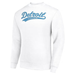 Starter Tailsweep Team Graphic Tri-Blend Fleece Pullover Sweatshirt - Detroit Lions