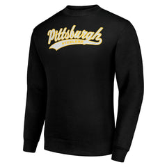 Starter Tailsweep Team Graphic Tri-Blend Fleece Pullover Sweatshirt - Pittsburgh Steelers