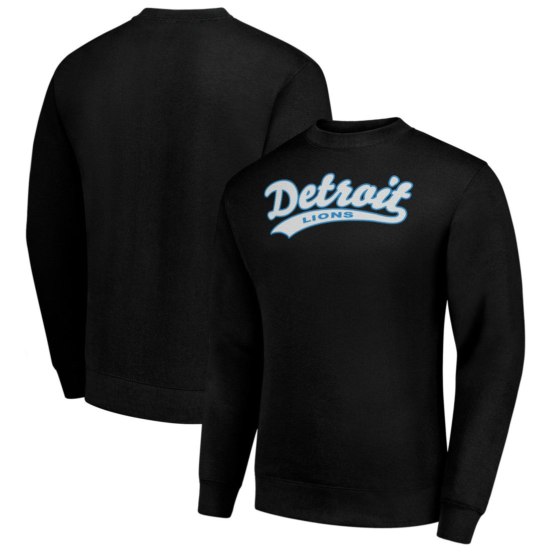 Starter Tailsweep Team Graphic Fleece Pullover Sweatshirt - Detroit Lions