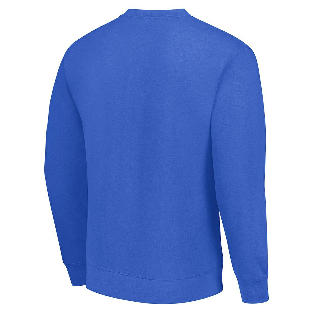 Starter Half Ball Team Graphic Tri-Blend Fleece Pullover Sweatshirt - Buffalo Bills