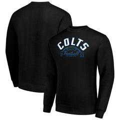 Starter Half Ball Team Graphic Fleece Pullover Sweatshirt - Indianapolis Colts