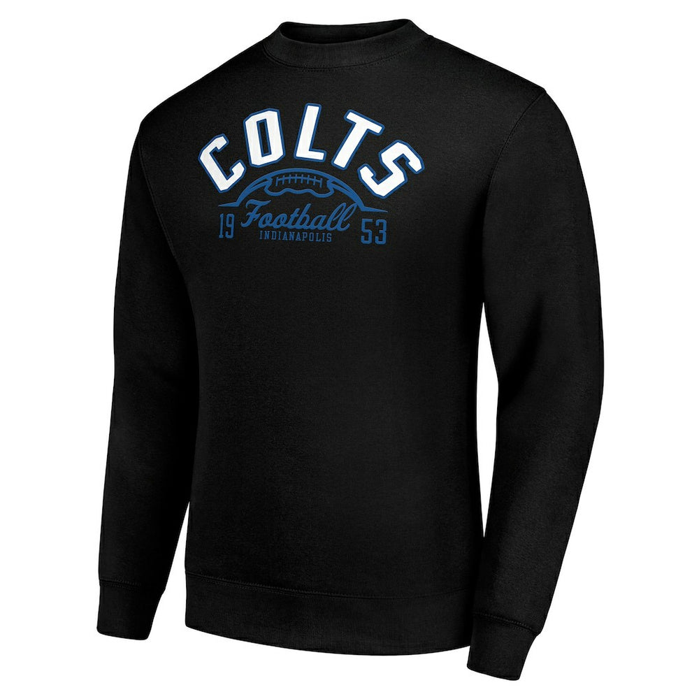 Starter Half Ball Team Graphic Fleece Pullover Sweatshirt - Indianapolis Colts