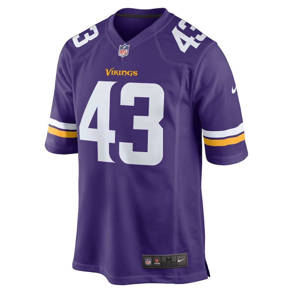 Andrew Van Ginkel  Team Game Jersey - Minnesota Vikings