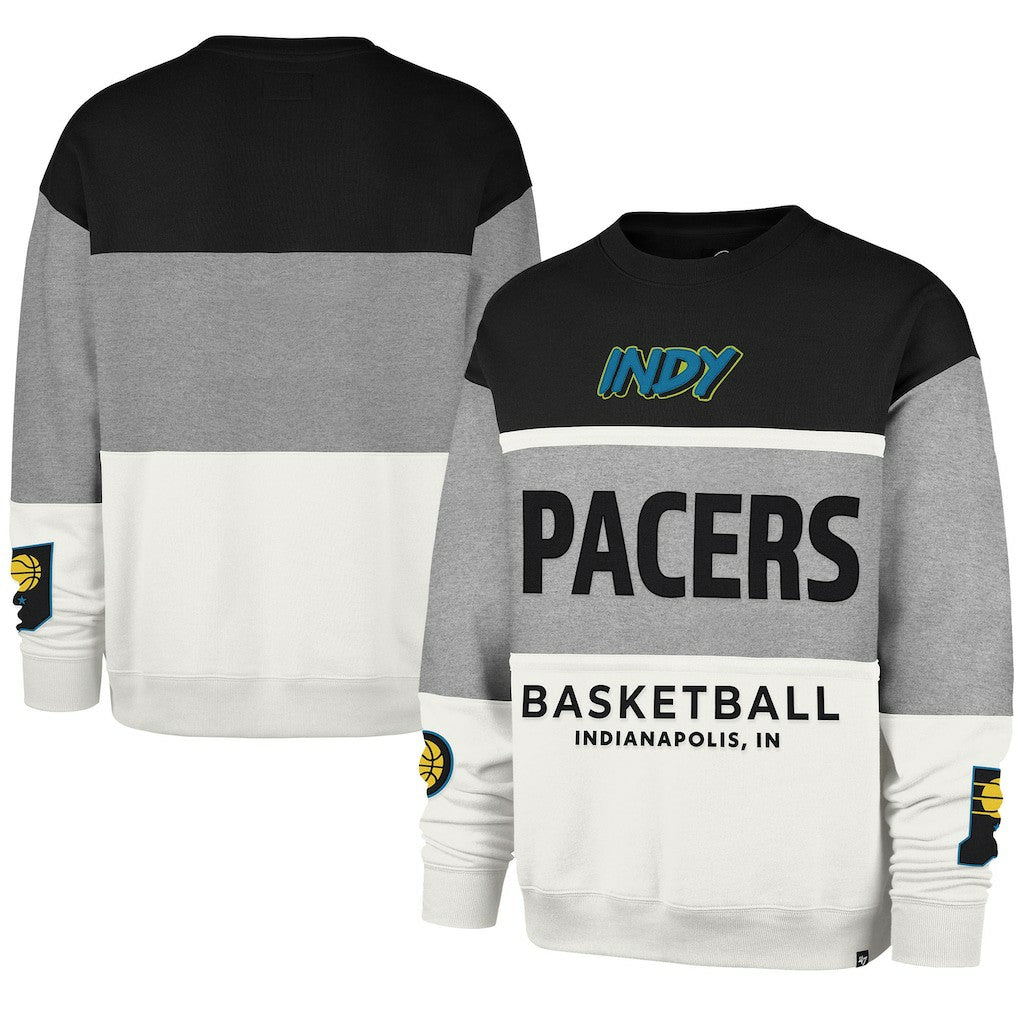NBA Indiana Pacers '47 Unisex 2024/25 City Edition On Five Maximalist Pullover Sweatshirt