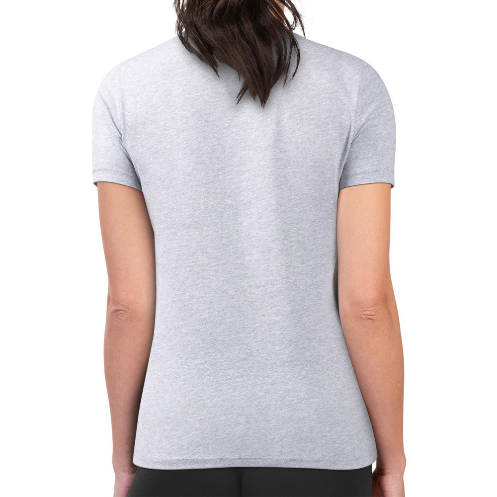 MLB Cincinnati Reds G-III 4Her by Carl Banks Women's Super-Slim Fit Lightweight Collage Team Graphic Crew Neck T-Shirt