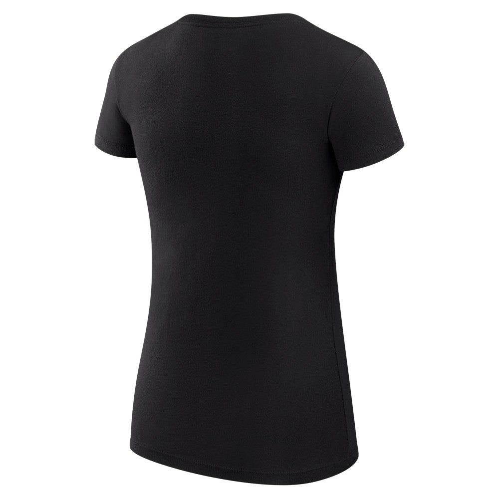 MLB Cincinnati Reds G-III 4Her by Carl Banks Women's Super-Slim Fit Lightweight Collage Team Graphic Crew Neck T-Shirt