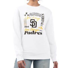 MLB San Diego Padres G-III 4Her by Carl Banks Women's Collage Team Graphic Fleece Pullover Hoodie
