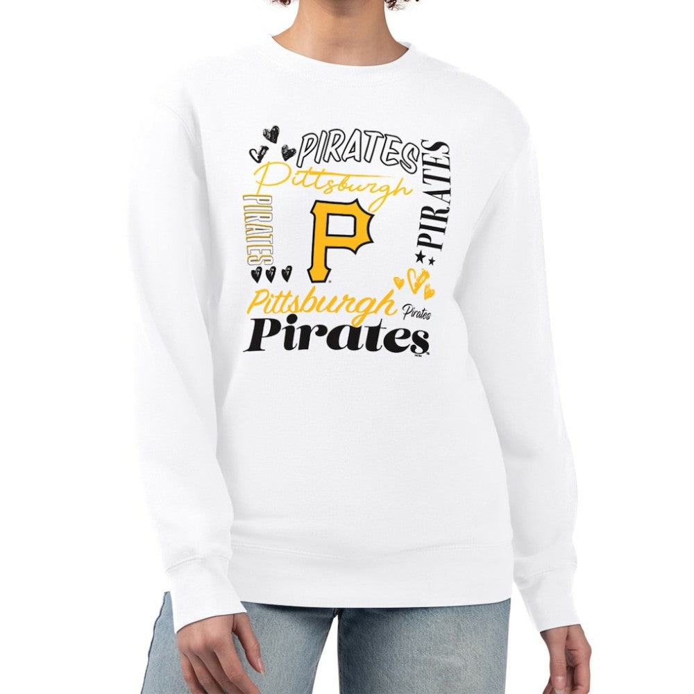 MLB Pittsburgh Pirates G-III 4Her by Carl Banks Women's Collage Team Graphic Fleece Pullover Hoodie
