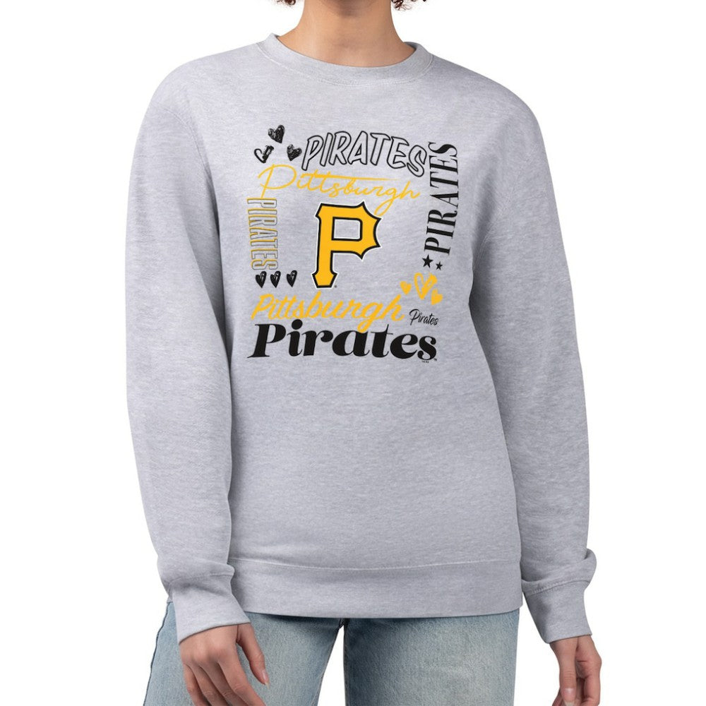 MLB Pittsburgh Pirates G-III 4Her by Carl Banks Women's Collage Team Graphic Fleece Pullover Hoodie