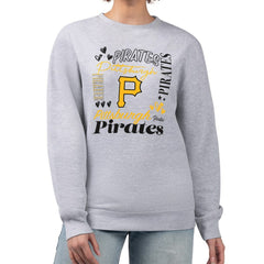 MLB Pittsburgh Pirates G-III 4Her by Carl Banks Women's Collage Team Graphic Fleece Pullover Hoodie