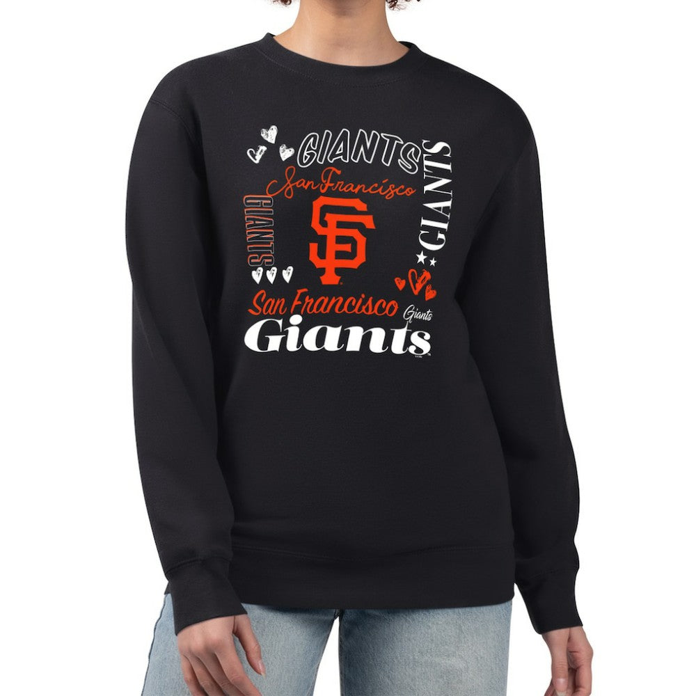 MLB San Francisco Giants G-III 4Her by Carl Banks Women's Collage Team Graphic Fleece Pullover Hoodie