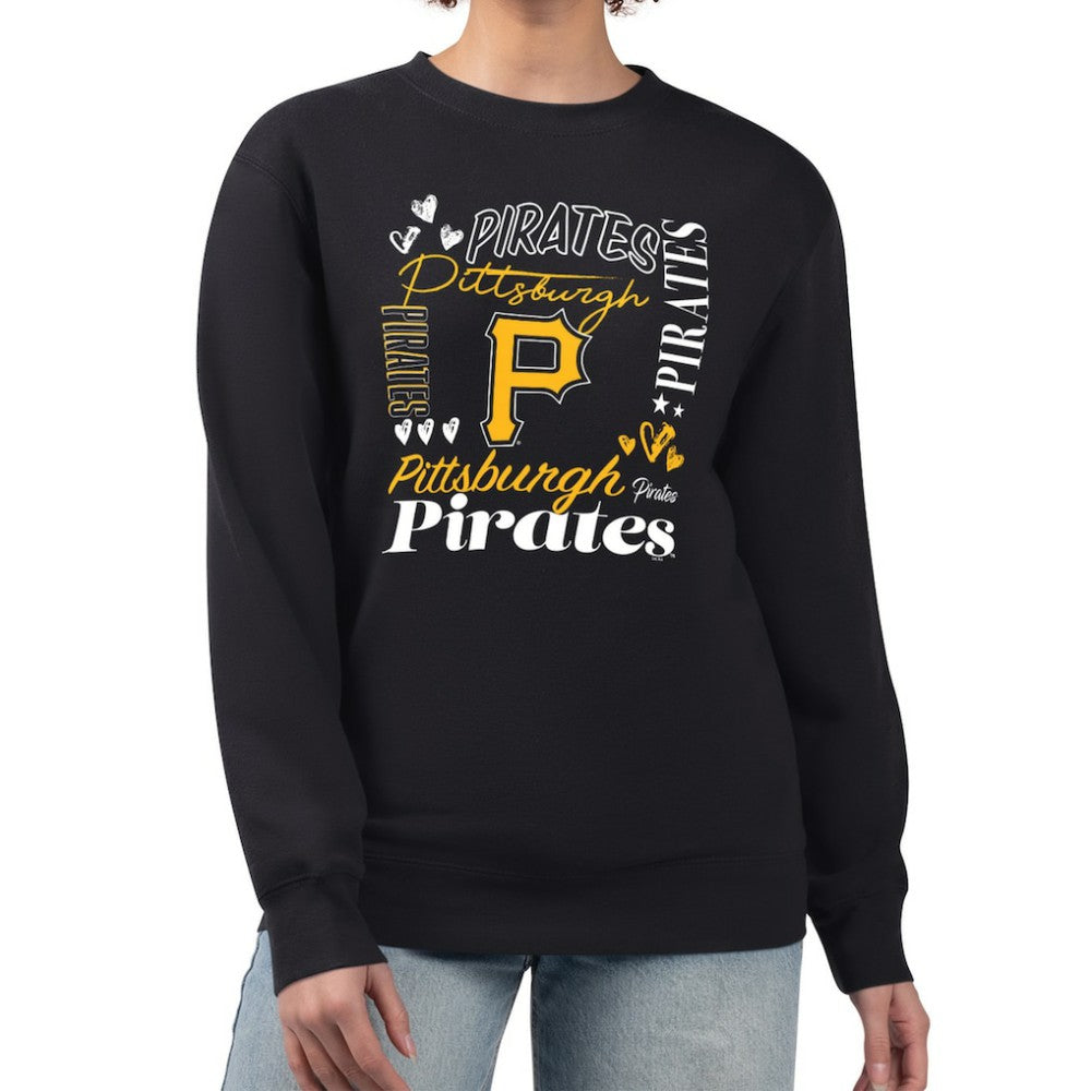 MLB Pittsburgh Pirates G-III 4Her by Carl Banks Women's Collage Team Graphic Fleece Pullover Hoodie