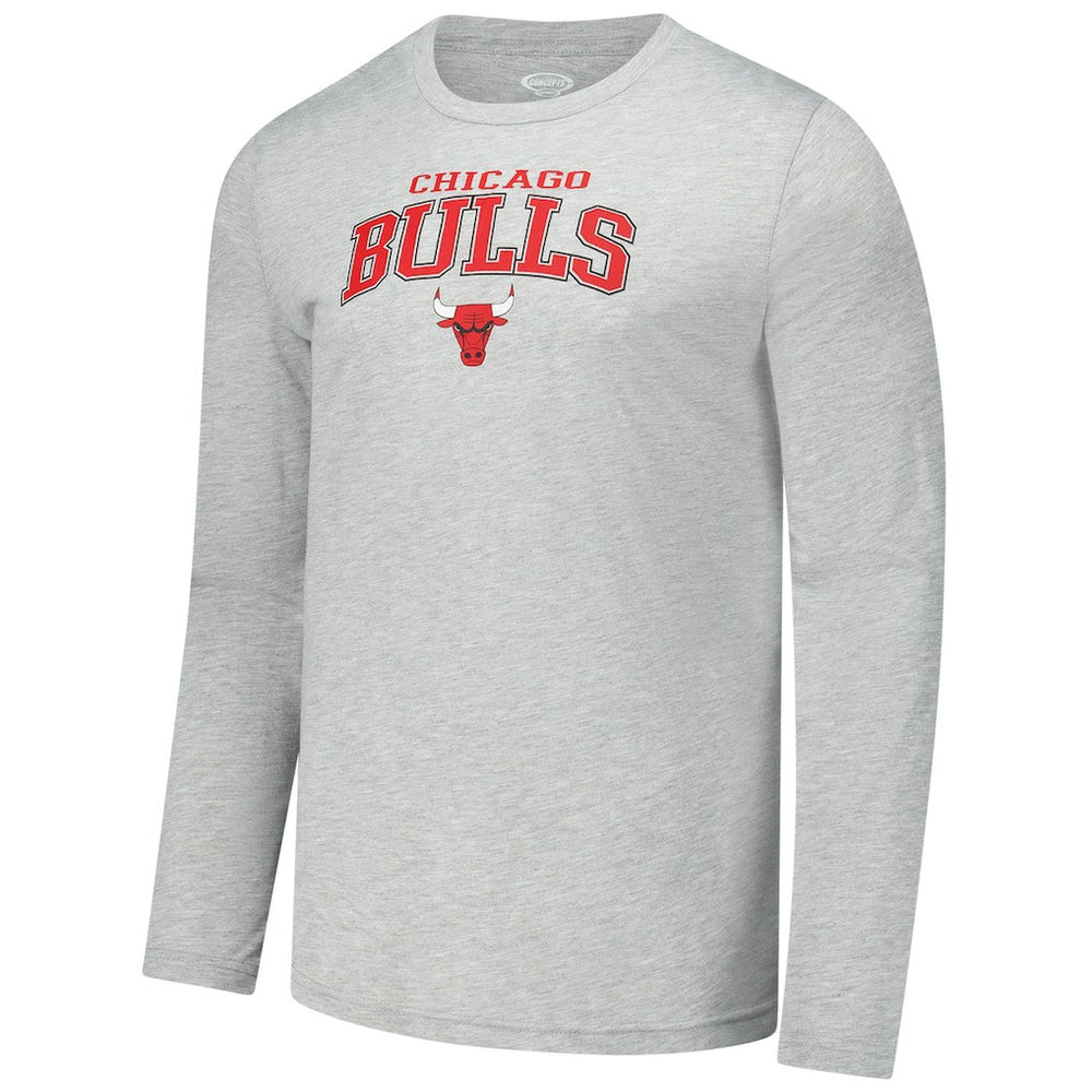 NBA Chicago Bulls Concepts Sport Petition Long Sleeve Top and Plaid Pant Set