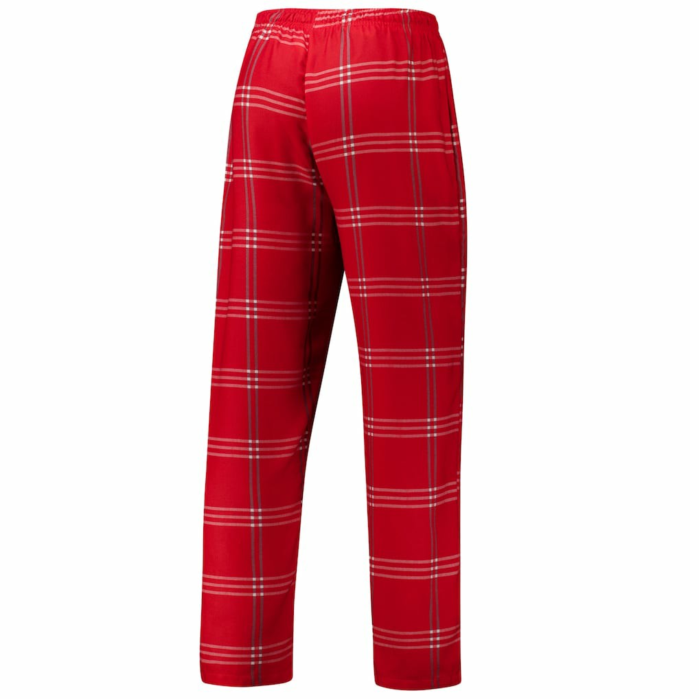NBA Chicago Bulls Concepts Sport Petition Long Sleeve Top and Plaid Pant Set