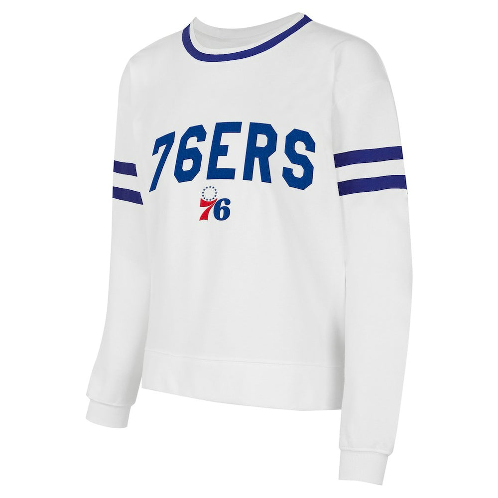 NBA Philadelphia 76ers Concepts Sport Women's Borough Pullover Sweatshirt