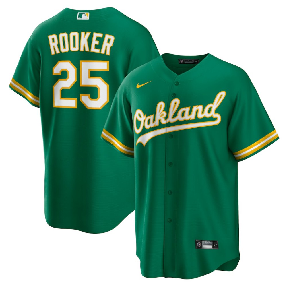 MLB Brent Rooker Oakland Athletics Nike Alternate Replica Jersey