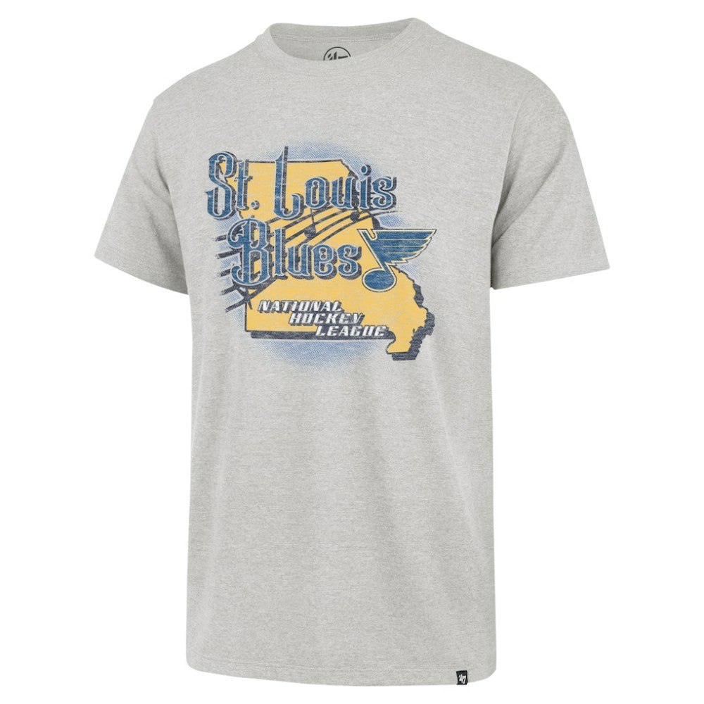 NHL Gray St. Louis Blues '47 Regional Localized Franklin T-Shirt