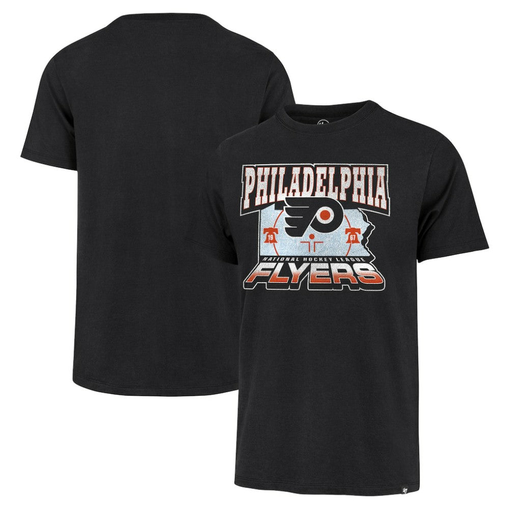 NHL Black Philadelphia Flyers '47 Regional Localized Franklin T-Shirt