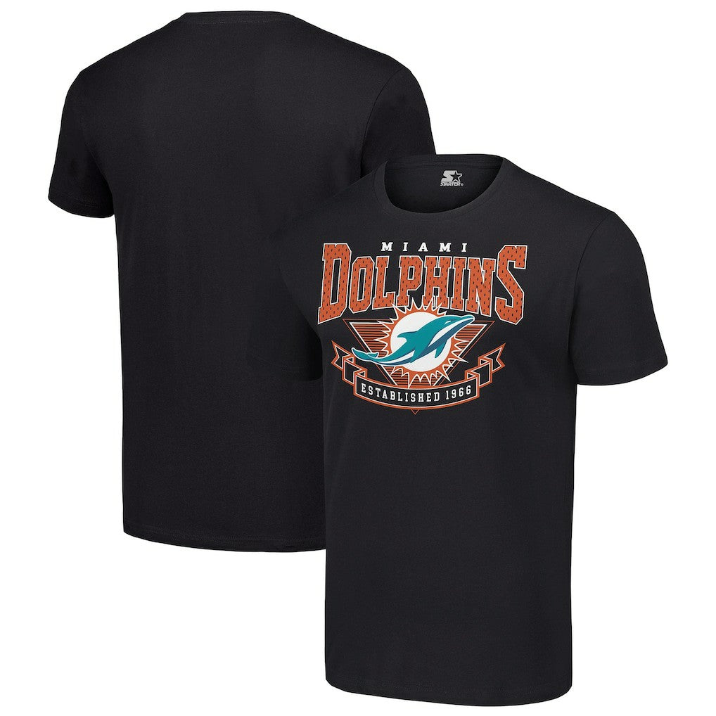 Starter 80s Inspired Team Logo T-Shirt - Miami Dolphins