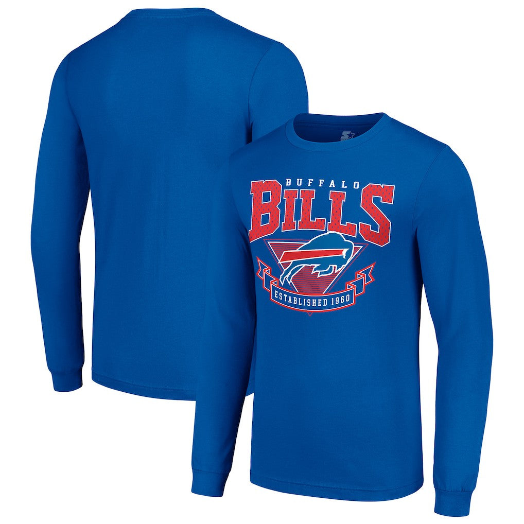 Starter '80s Inspired Team Logo Long Sleeve T-Shirt - Buffalo Bills
