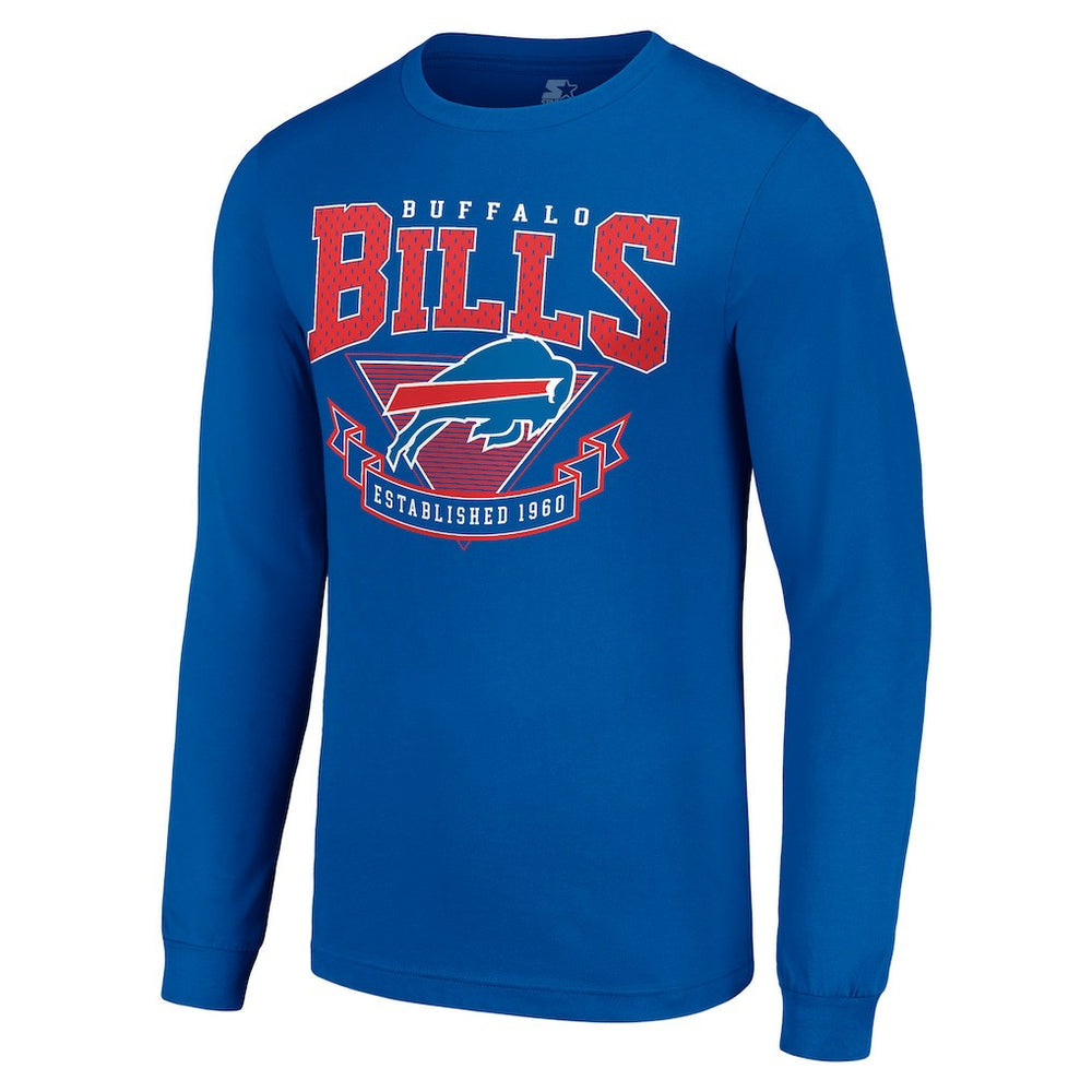 Starter '80s Inspired Team Logo Long Sleeve T-Shirt - Buffalo Bills