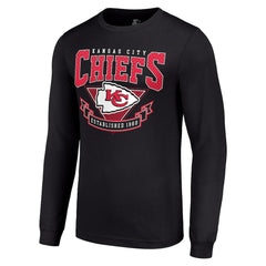 Starter '80s Inspired Team Logo Long Sleeve T-Shirt - Kansas City Chiefs