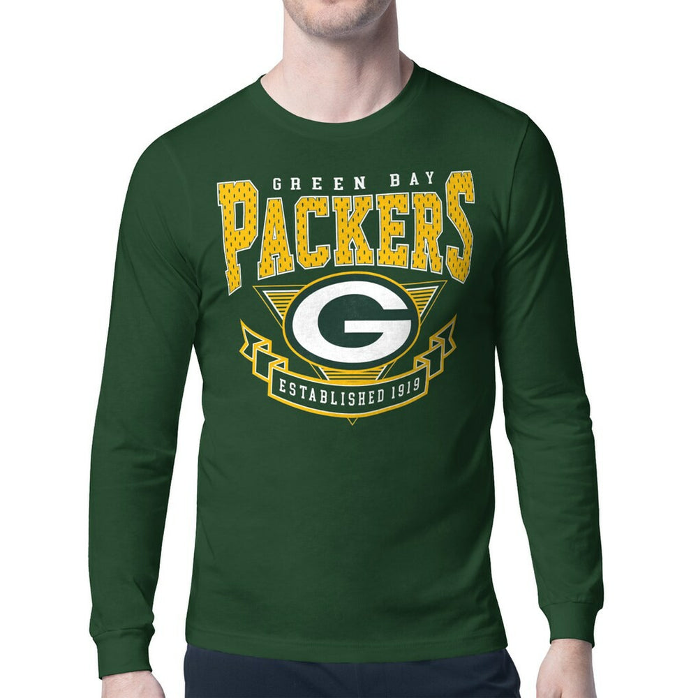 Starter '80s Inspired Team Logo Long Sleeve T-Shirt - Green Bay Packers