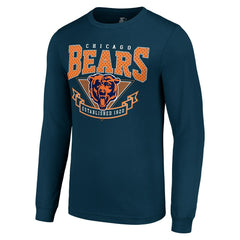 Starter '80s Inspired Team Logo Long Sleeve T-Shirt - Chicago Bears