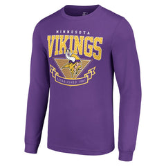 Starter '80s Inspired Team Logo Long Sleeve T-Shirt - Minnesota Vikings