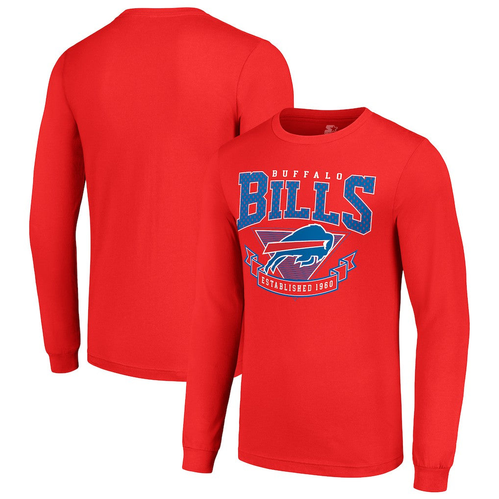 Starter '80s Inspired Team Logo Long Sleeve T-Shirt - Buffalo Bills