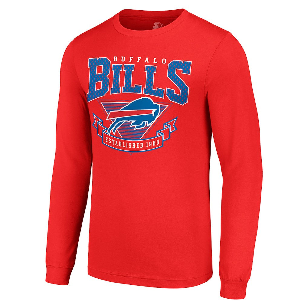 Starter '80s Inspired Team Logo Long Sleeve T-Shirt - Buffalo Bills