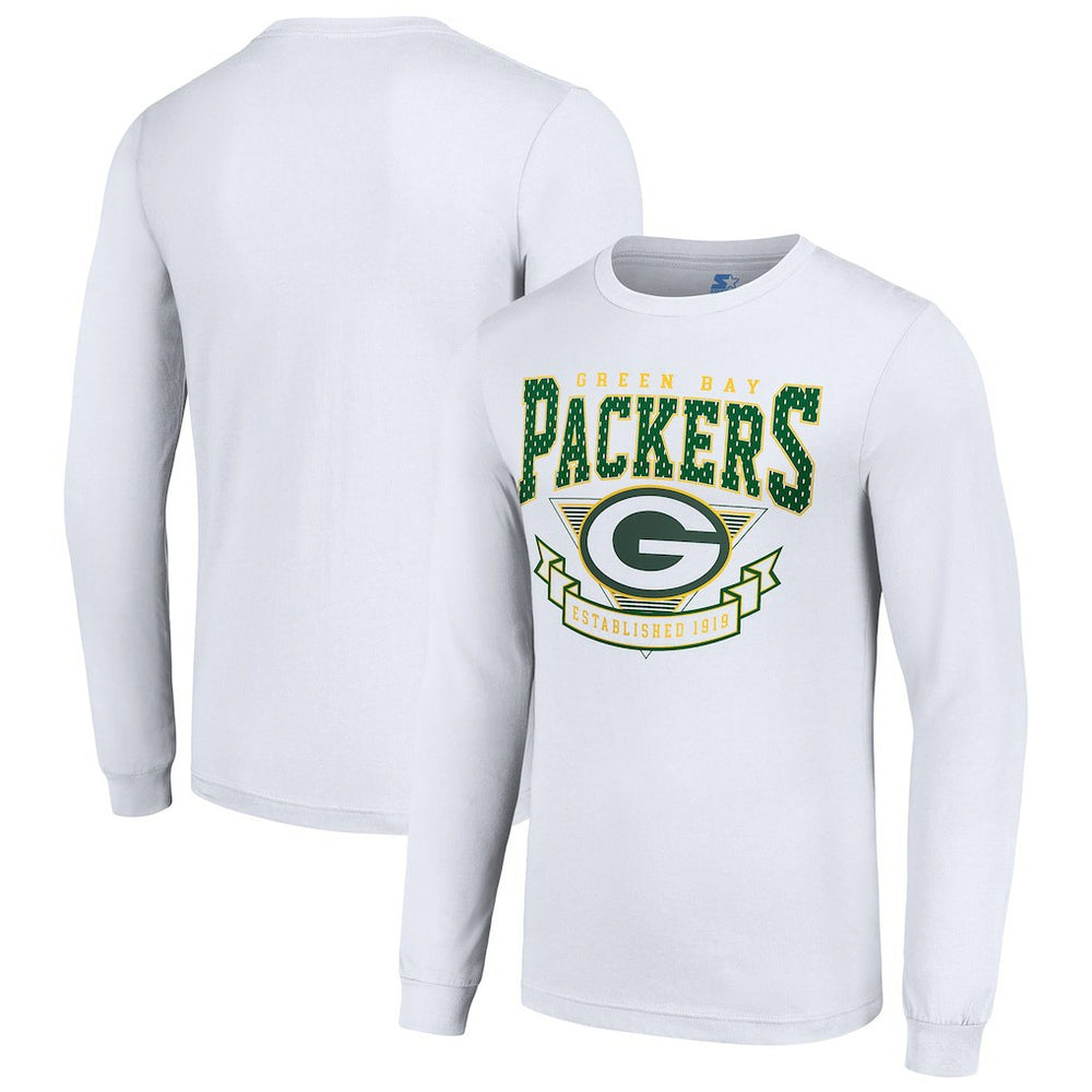 Starter '80s Inspired Team Logo Long Sleeve T-Shirt - Green Bay Packers