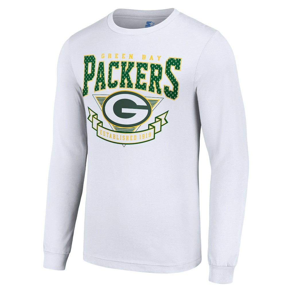 Starter '80s Inspired Team Logo Long Sleeve T-Shirt - Green Bay Packers