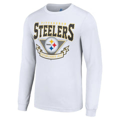 Starter '80s Inspired Team Logo Long Sleeve T-Shirt - Pittsburgh Steelers