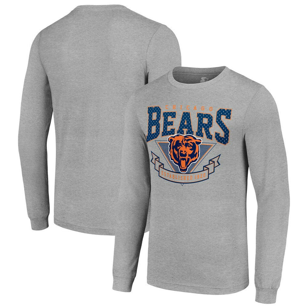 Starter '80s Inspired Team Logo Long Sleeve T-Shirt - Chicago Bears