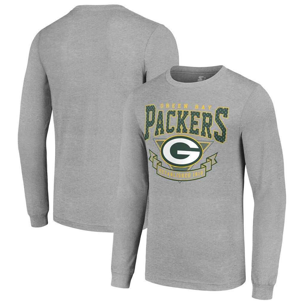 Starter '80s Inspired Team Logo Long Sleeve T-Shirt - Green Bay Packers