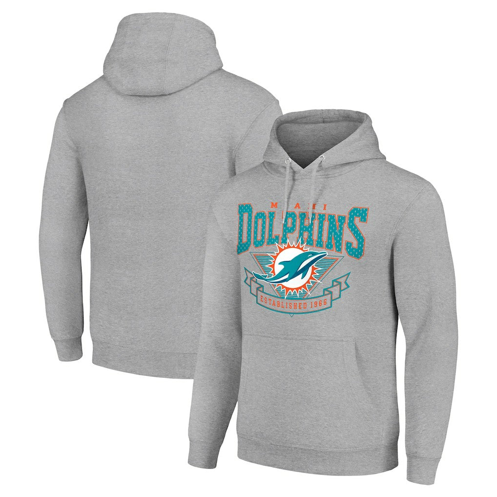 Starter ‘80s Inspired Pullover Hoodie - Miami Dolphins