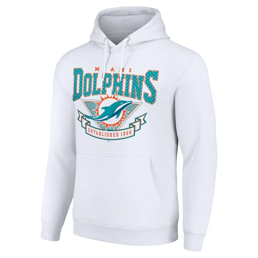 Starter ‘80s Inspired Pullover Hoodie - Miami Dolphins