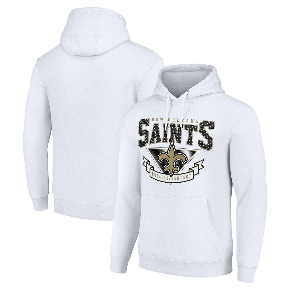 Starter ‘80s Inspired Pullover Hoodie - New Orleans Saints